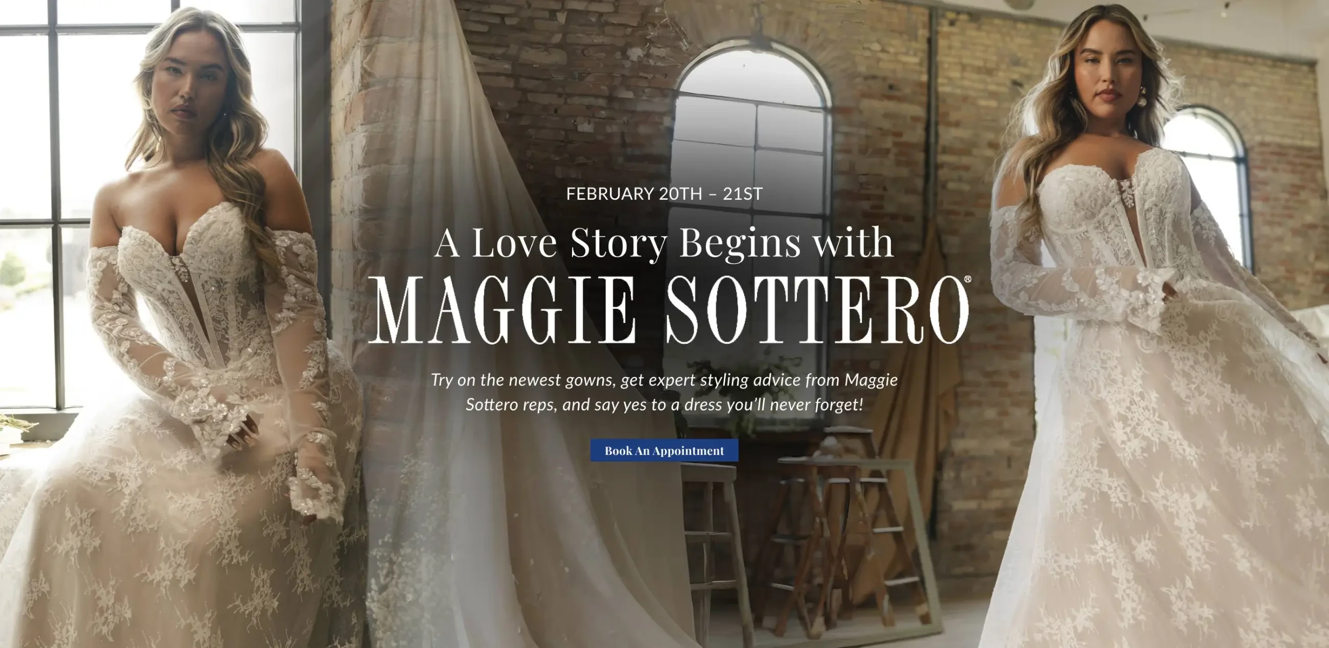 Maggie Sottero trunk show at ella blu in el paso texas