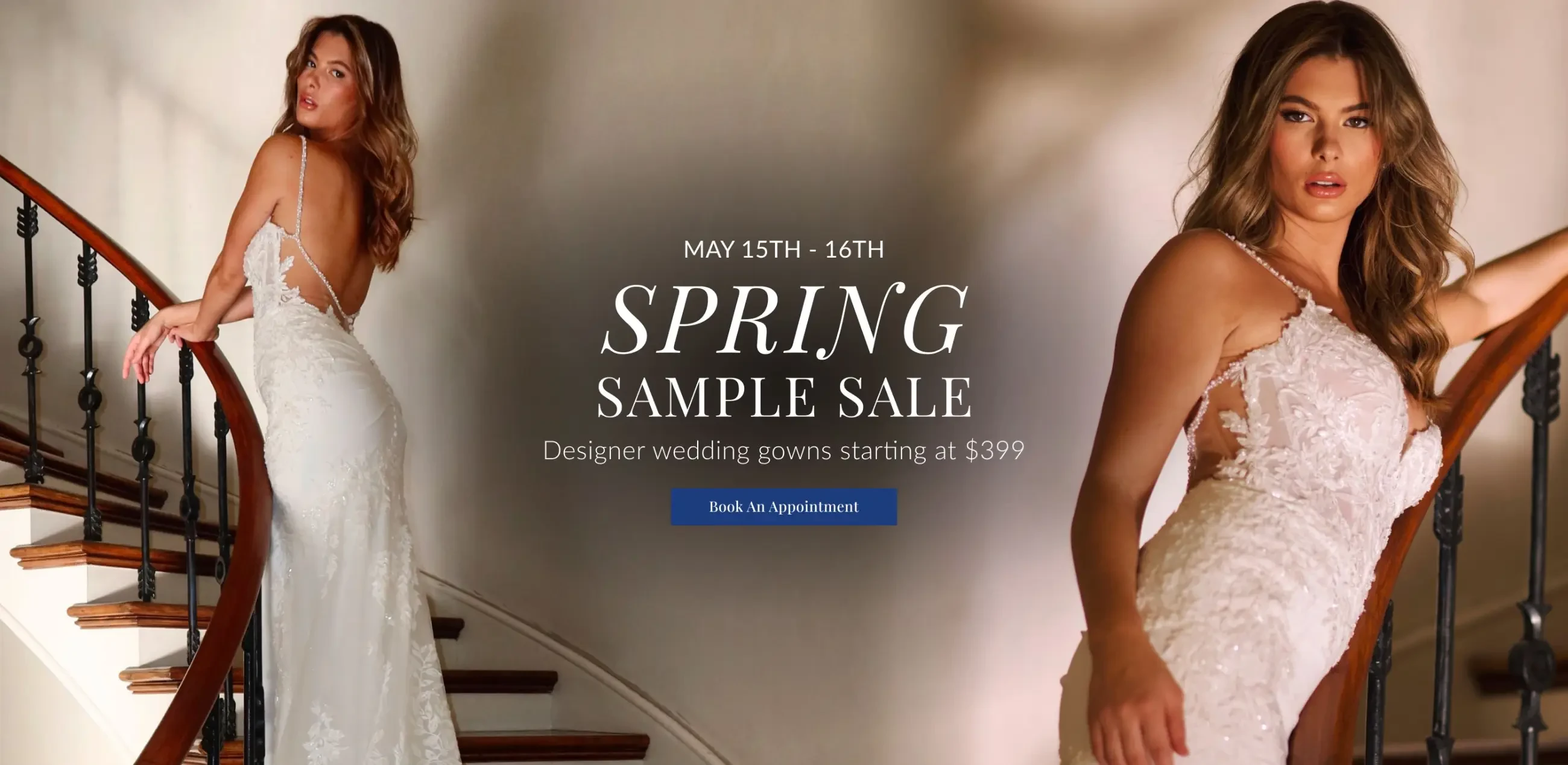 Spring Sample Sale at Ella Blu Bridal